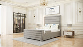 Paris Bumper Signature Bed - Silver - Adeline Waterson