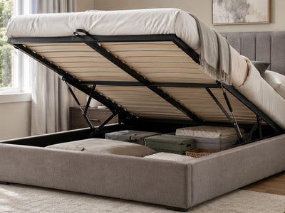 How Do Ottoman Beds Work? Gas-Lift Storage Explained