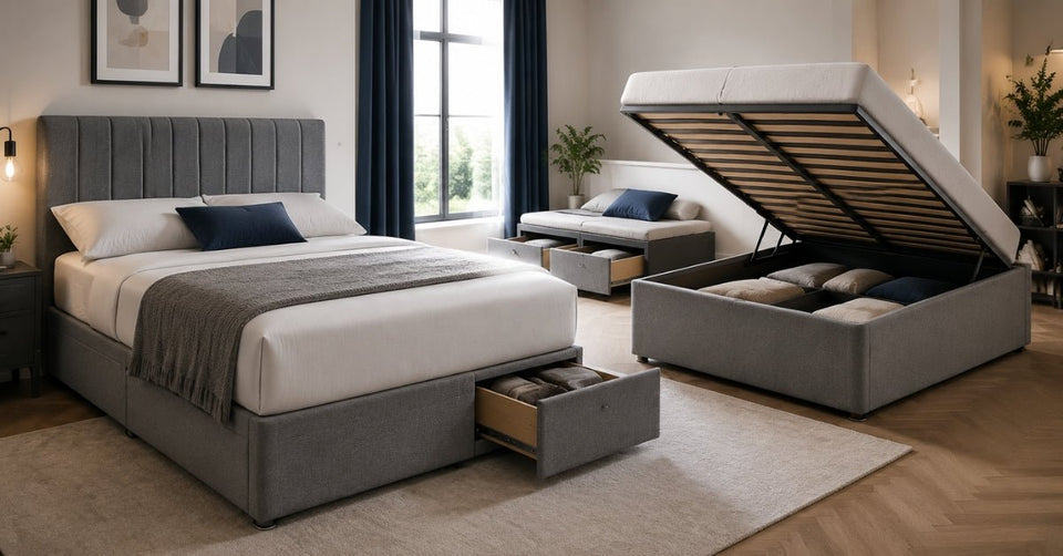 How to Choose Divan Bed Storage: 2 Drawers, 4 Drawers and Continental Options - Adeline Waterson