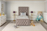 Grey-plush-velvet