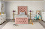 Pink-plush-velvet