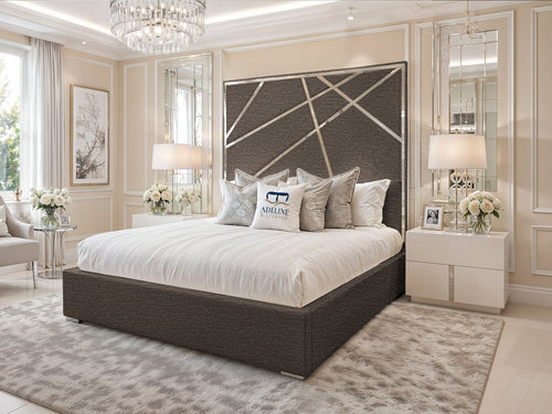 Monaco Luxe Silver Bed