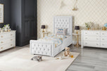 White-plush-velvet