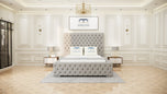 Ambassador Signature Bed - Silver - Adeline Waterson