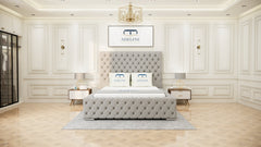 Ambassador Signature Bed - Silver - Adeline Waterson