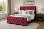 Maroon Plush Velvet