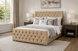 Beige Plush Velvet