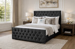 Black Crushed Velvet