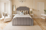 Grey-plush-velvet