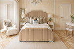 Beige-plush-velvat