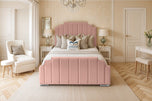 Pink-plush-velvet