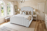 White-plush-velvet