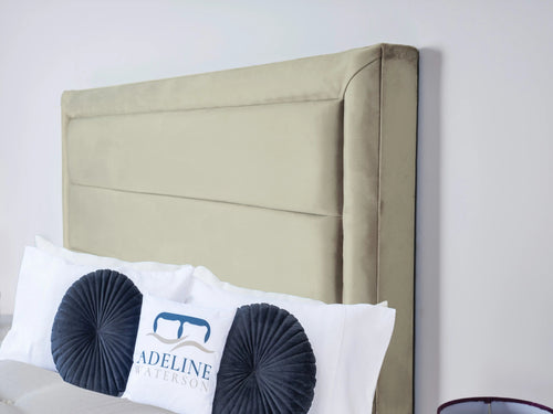 Ashbourne Bordered Wingback Floor Standing Headboard