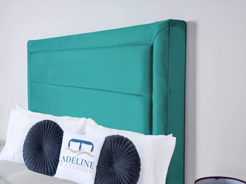 Ashbourne Bordered Wingback Floor Standing Headboard