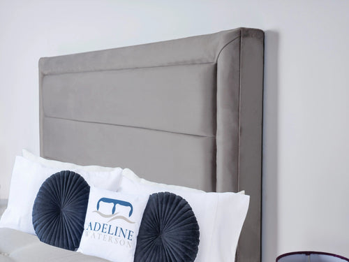 Ashbourne Bordered Wingback Floor Standing Headboard