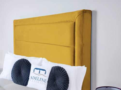 Ashbourne Bordered Wingback Floor Standing Headboard