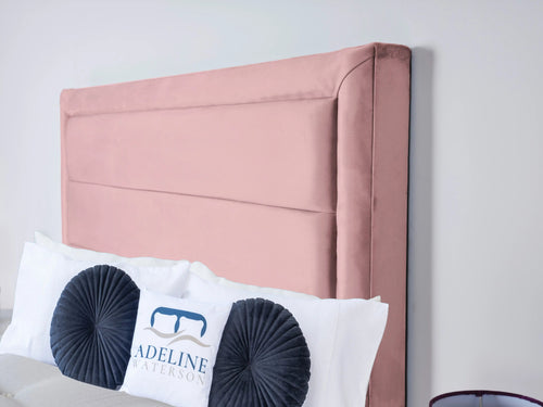 Ashbourne Bordered Wingback Floor Standing Headboard