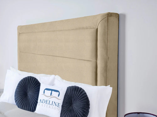 Ashbourne Bordered Wingback Floor Standing Headboard