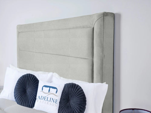 Ashbourne Bordered Wingback Floor Standing Headboard