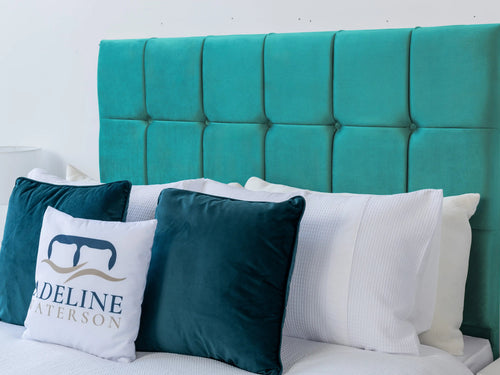 Ashford Cube Panel Floor Standing Headboard