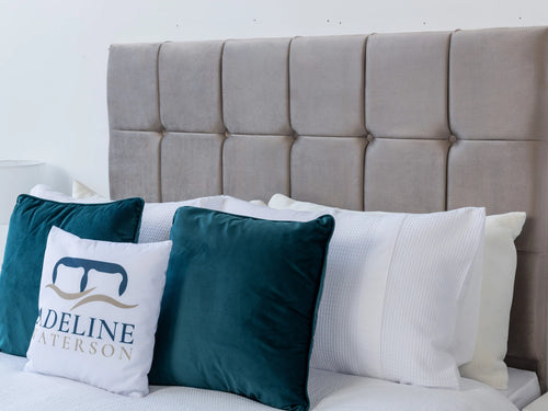 Ashford Cube Panel Floor Standing Headboard