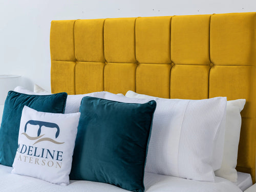 Ashford Cube Panel Floor Standing Headboard
