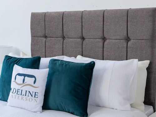 Ashford Cube Panel Floor Standing Headboard
