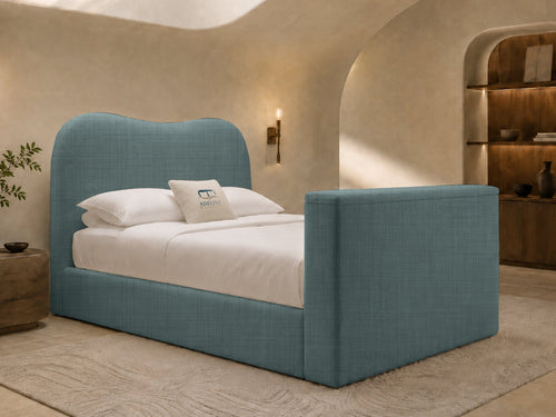 Aura Curve TV Bed – 54" Headboard