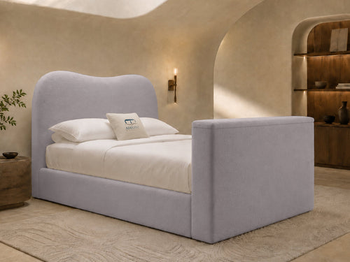 Aura Curve TV Bed – 60" Headboard