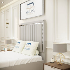 Bostan Signature Bed - Silver - Adeline Waterson
