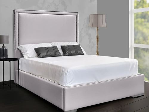 Bumper Beading Upholstered Bed