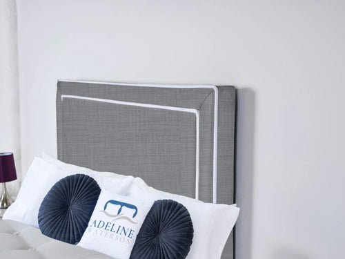 Camden Double-Piped Panel Floor Standing Headboard