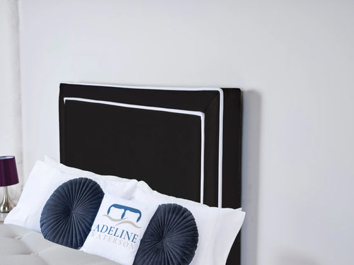Camden Double-Piped Panel Floor Standing Headboard