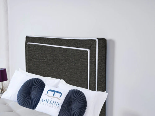 Camden Double-Piped Panel Floor Standing Headboard