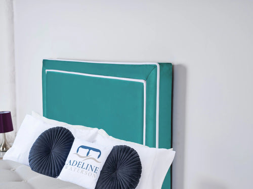 Camden Double-Piped Panel Floor Standing Headboard