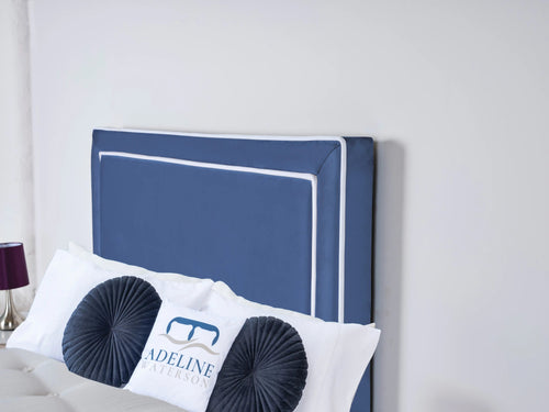 Camden Double-Piped Panel Floor Standing Headboard