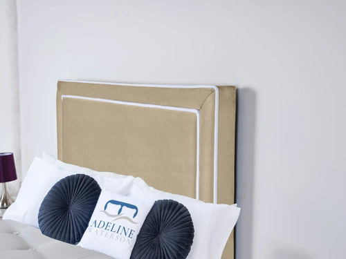 Camden Double-Piped Panel Floor Standing Headboard