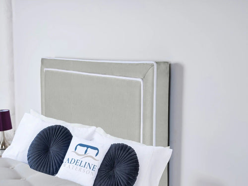 Camden Double-Piped Panel Floor Standing Headboard