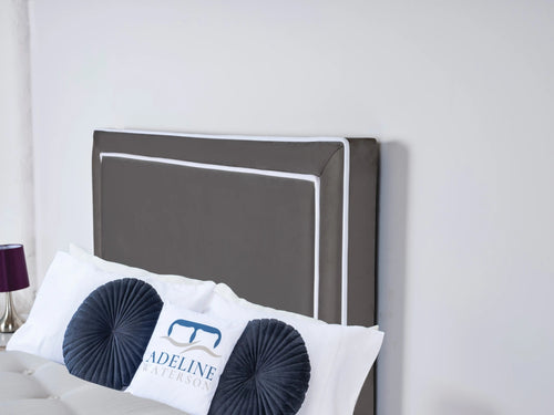 Camden Double-Piped Panel Floor Standing Headboard