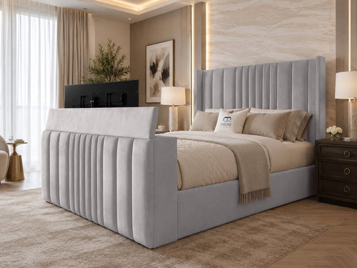 Carlton Wrap Wing TV Bed – 60" Headboard