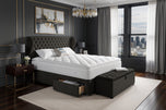 Charcoal Chenille
