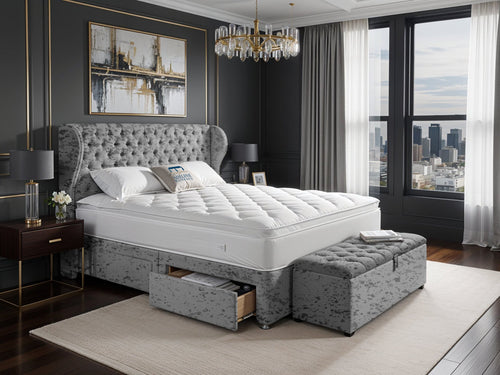 Empire Chesterfield upholstered Bed