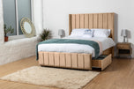 Exeter Divan Bed - Silver Chenile - Adeline Waterson
