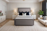 Grey Plush Velvet