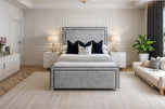 Grey Crushed Velvet