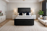 Black Crushed Velvet