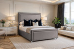 Grey Plush Velvet