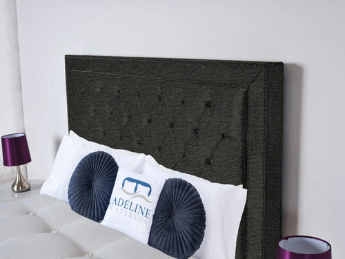 Hastings Studded Button-Tufted Floor Standing Headboard
