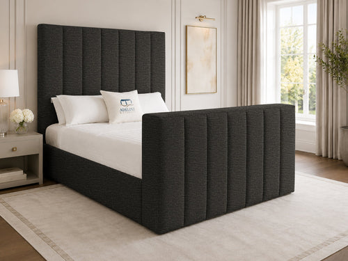 Haven Channel Storage TV Bed Set with End Lift – 48" Floor Standing Headboard
