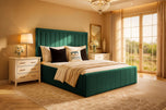 Green-plush-velvet